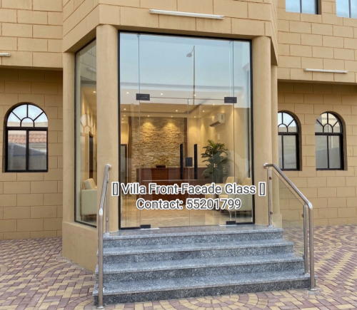 .واجهة زجاجية للمحل/الفيلا