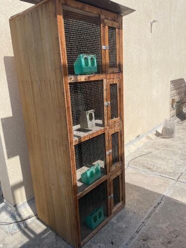4-level Wooden Breeding Cage