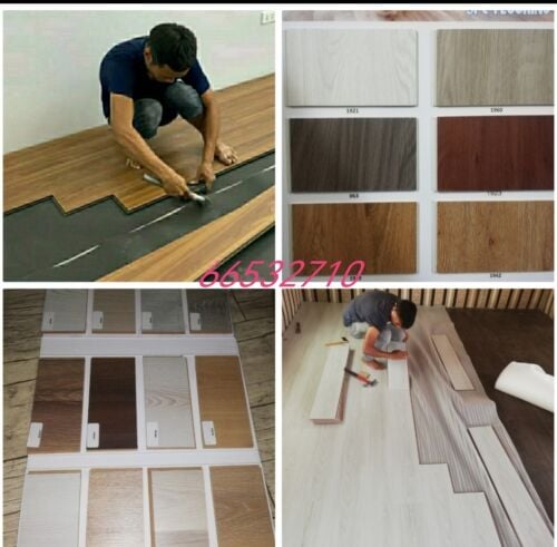 نبيع أرضيات الباركيه، والفينيل، و