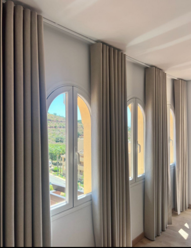 Curtains making installation