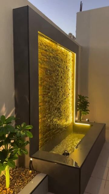 تنفيذ الشلالات والنوافير 