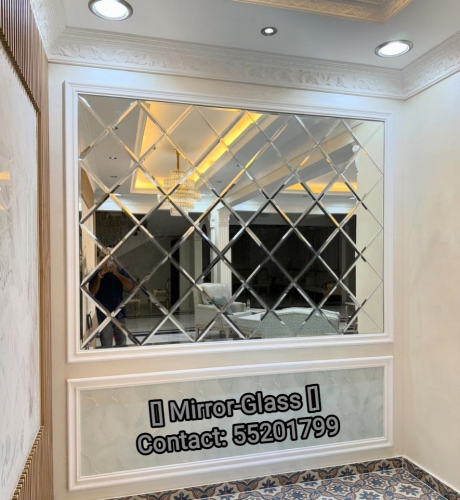 .تركيبات زجاج المرايا
