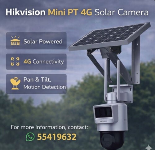HikVision Mini PT 4G Solar camera 