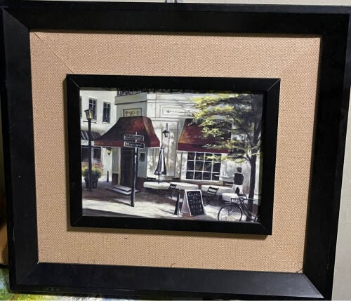 جدار كافيه باريس الكلاسيكي