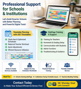 Edupage and ASC Timetable