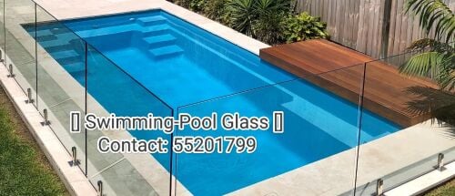 .منطقة حوض السباحة زجاجية