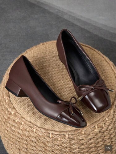 deep brown color heels 