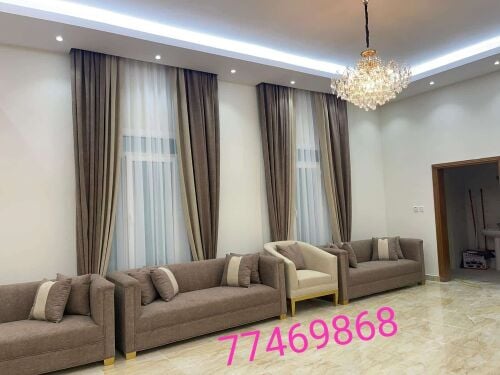 تفصيل وتنجيد مفروشات تنجيد كنب وك