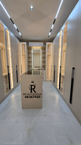 cabinets and roller blind