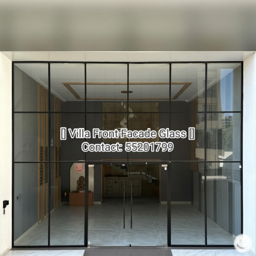 .واجهة زجاجية للمحل/الفيلا