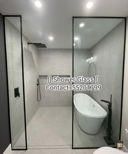 .تركيب زجاج الاستحمام