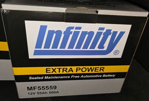 Brand New 55Ah Car Battery for Sale