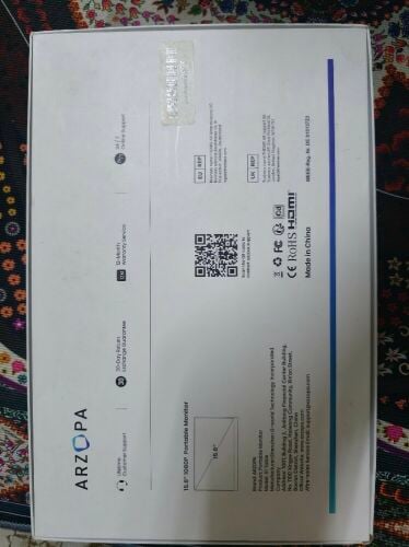 arzopa 15.6" portable tv