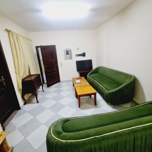 بمشيرب شقة غرفتين وصالة مفروشة