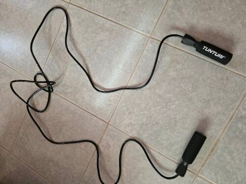 jumping rope and 5lbs dumbell