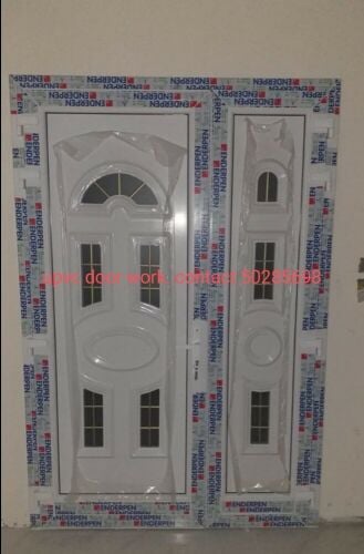 أعمال الألمنيوم والزجاج.