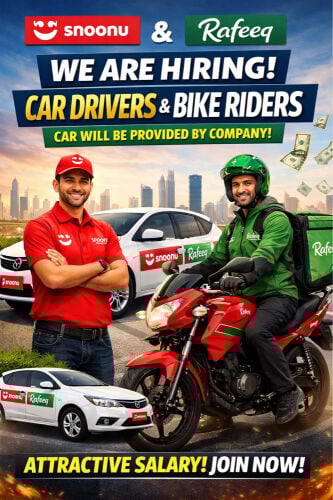 URGENT HIRING DELIVERY RIDERS 