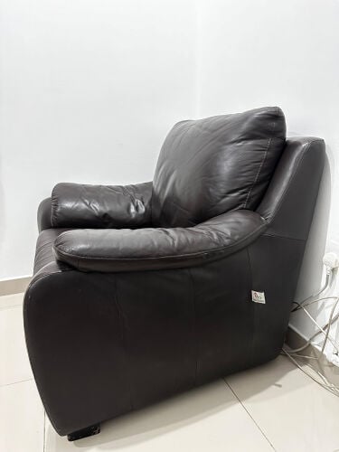 leather sofa and chair