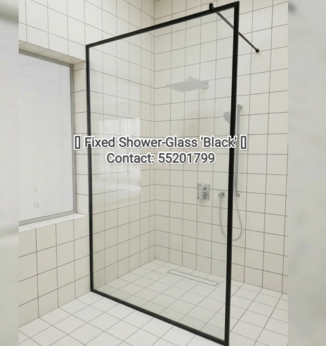 Shower Glass Installation.
