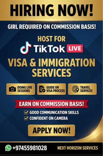 Hiring TikTok Live Host