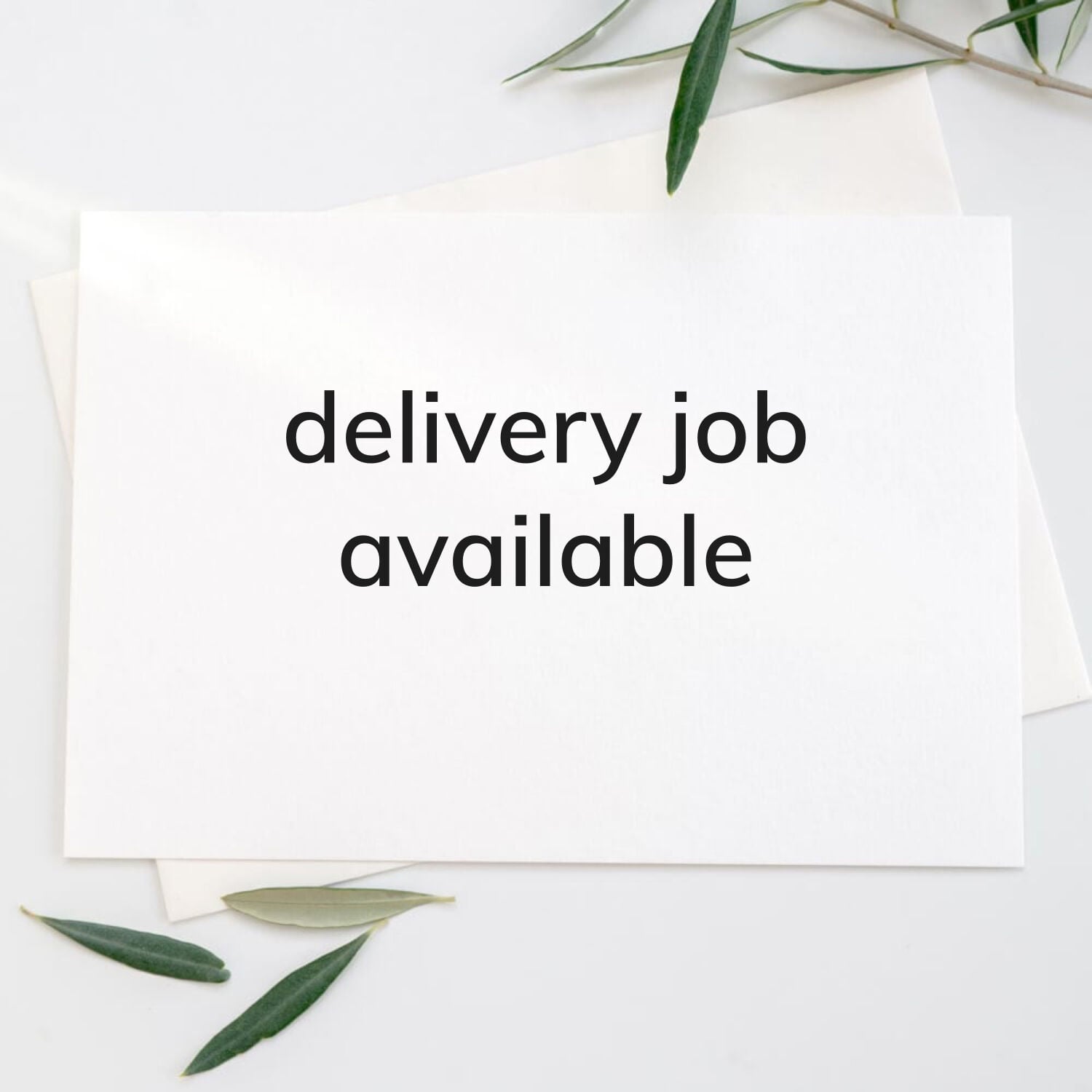 وظيفة توصيل طلبات