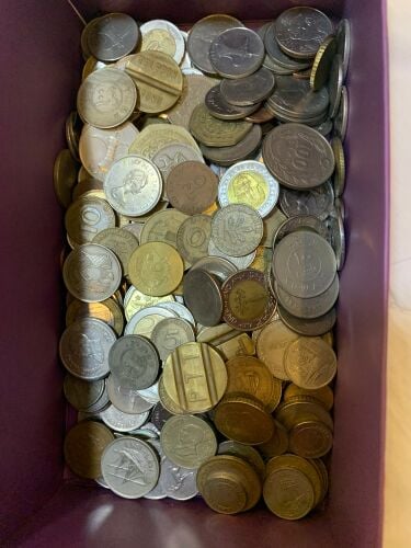 old fashioned coins 