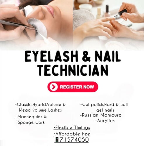 Nail-Lashes & Makeup classes 