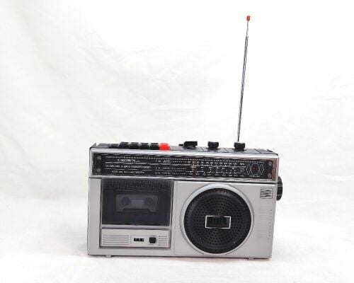 راديو وكاسيت كراون الياباني اصلي