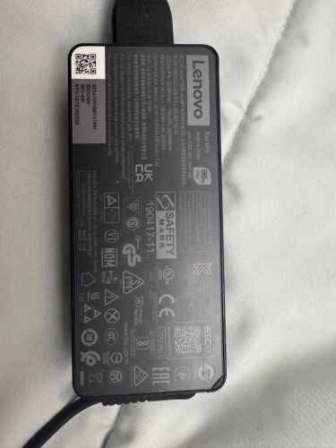 Original Lenovo type c charger 65w