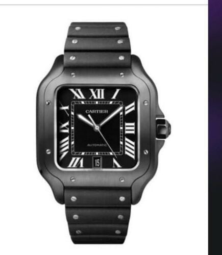 ساعة رجالية ساعات كارتير سوداء