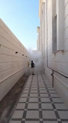 نقوم بعمل رش النامس والبعوض