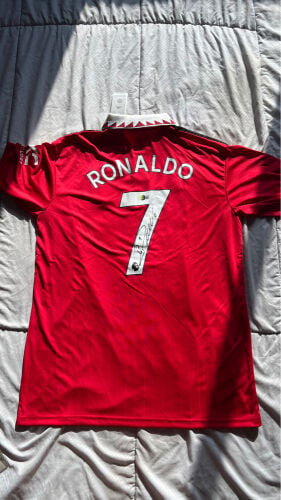Cristiano Ronaldo signed jersey