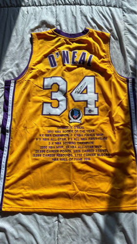 Shaq & Rodman NBA signed jersey’s 