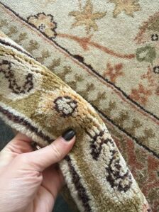 New Hand-Knotted Wool Oushak rug