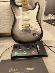 Guitar and Effects Pedal