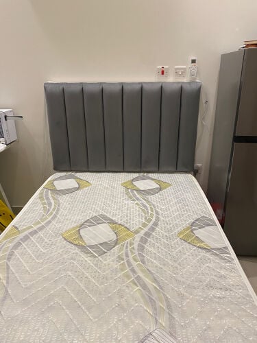 Large bed and mattress