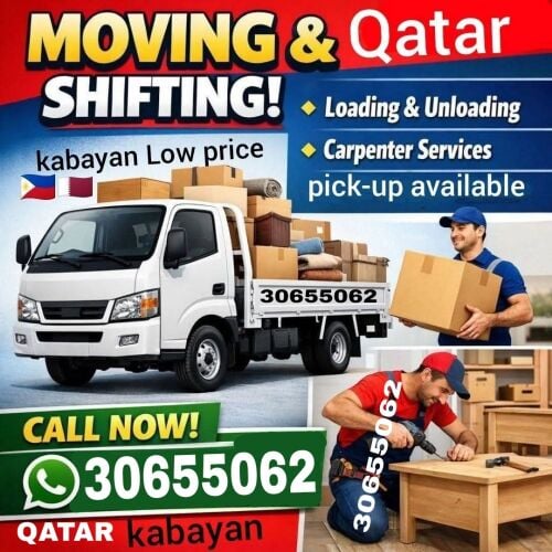 Qatar Moving Shifting Pick up Carpe