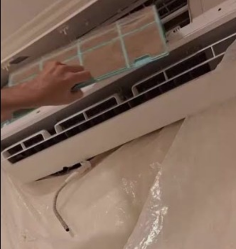 Air conditioner cleaning
