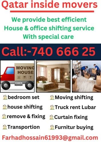 Qatar inside movers Carpenter