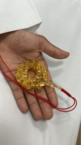 مسباح كهرم شفاف