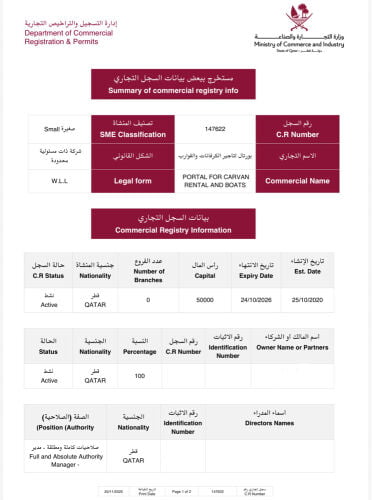 شركه لتأجير الكباين والقوارب 