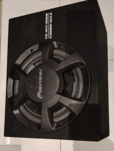 Pioneer subwoofer and car Amplifier