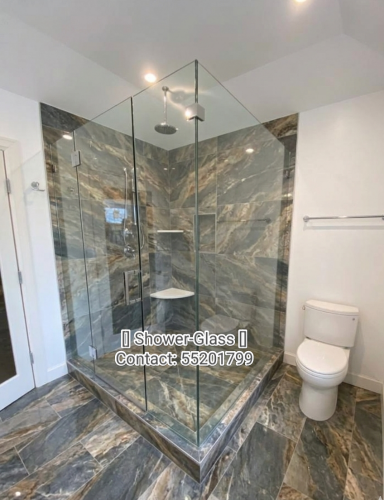 .تركيب زجاج الاستحمام