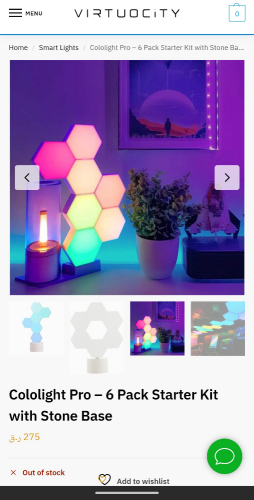 COLOLIGHT HEXAGON 6 PCS