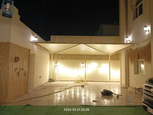 مظلة قماش واتر بروف لحماية السيار