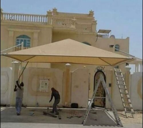 صيانة المظلات والبراكن