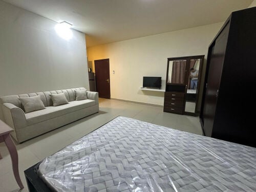 Large Furnished studio,,,Mamoura