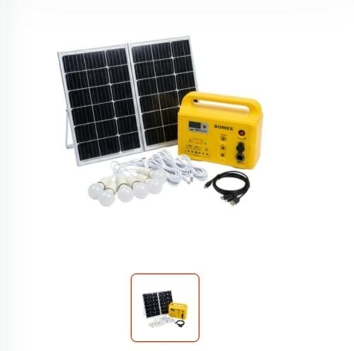 Solar battery with light
