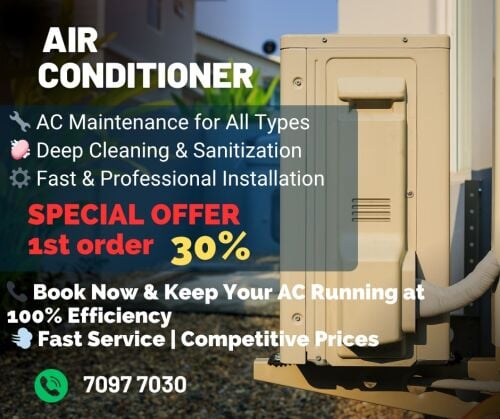 صيانة وتركيب وغسيل مكيفات في قطر