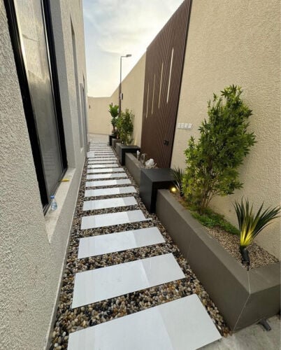 عمل احواض زراعة